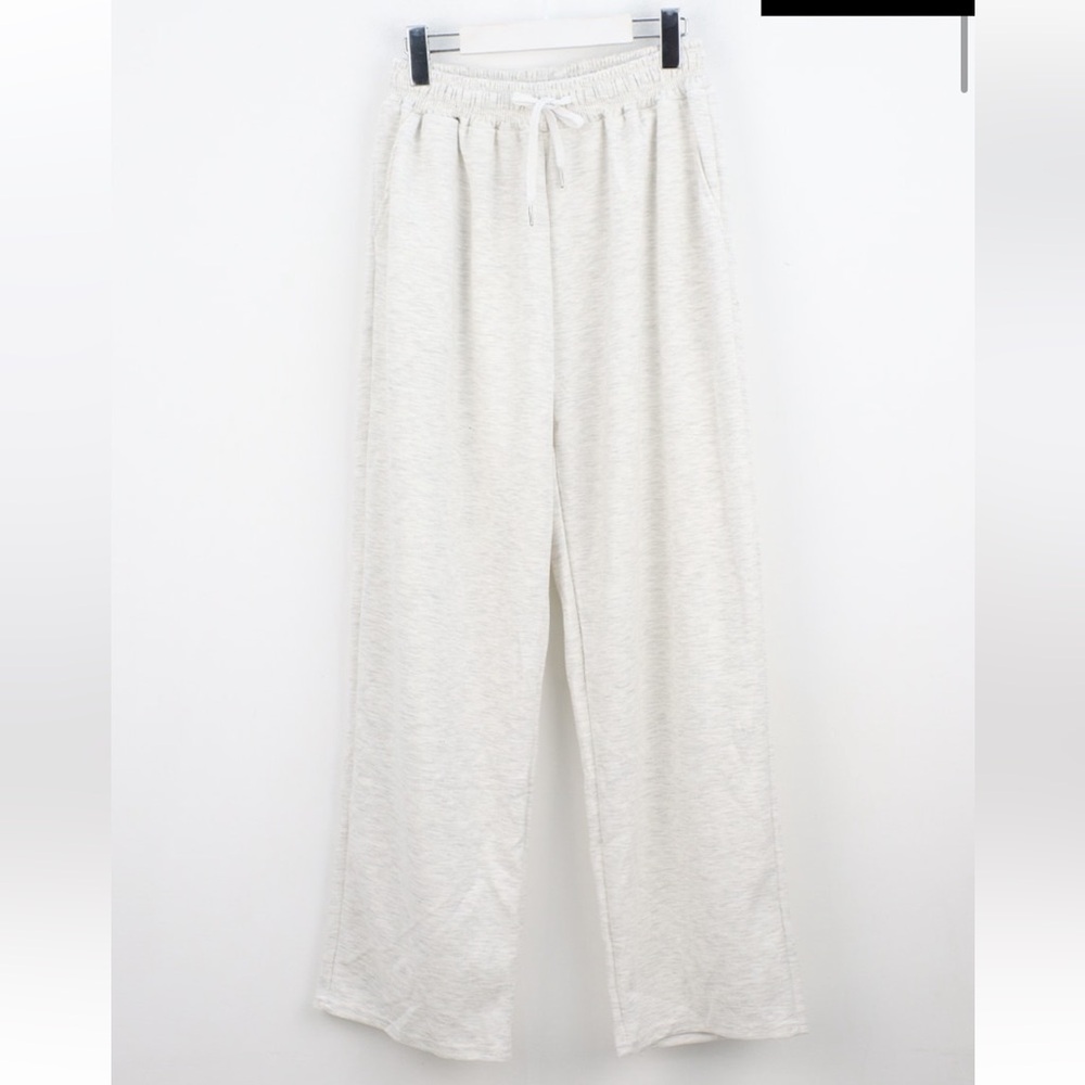 Wide Fit Sweatpants Light Gray